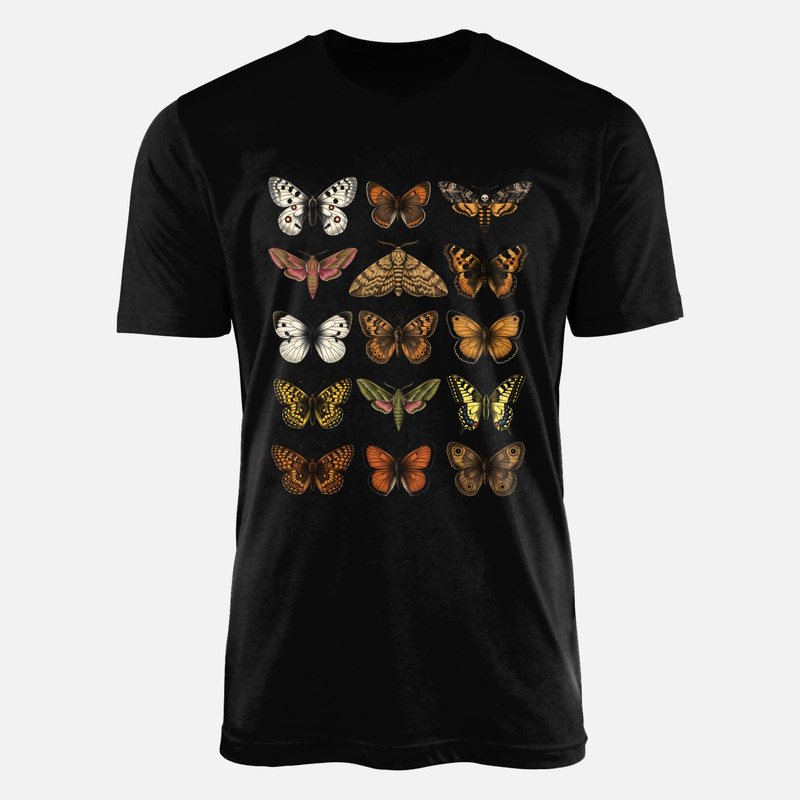 Camisetas: Mariposas y polillas cient&iacute;ficas