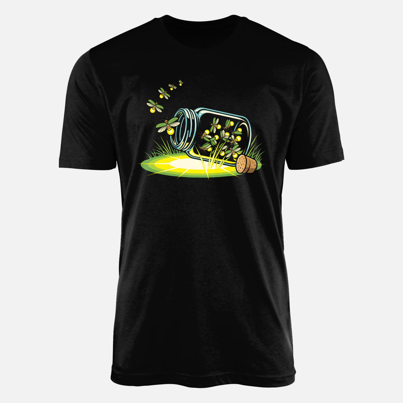 Camisetas: Frasco con luci&eacute;rnagas brillantes