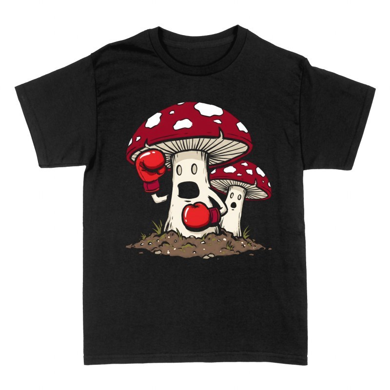 Camisetas: Seta boxeadora con guantes