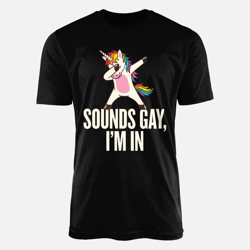 Camisetas: Unicornio dabbing orgullo LGBT