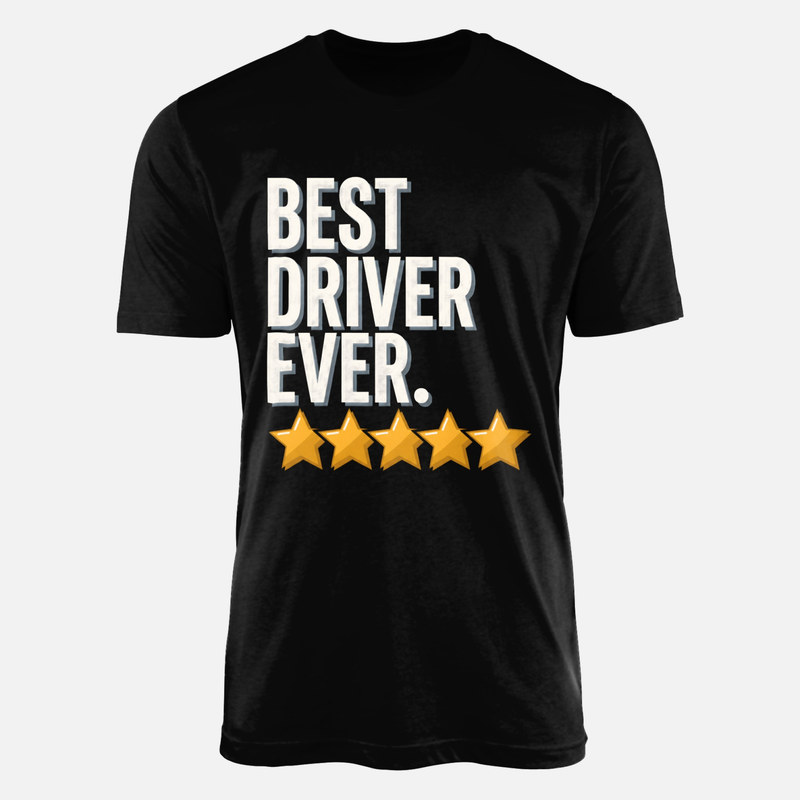 Camisetas: Mejor conductor 5 estrellas