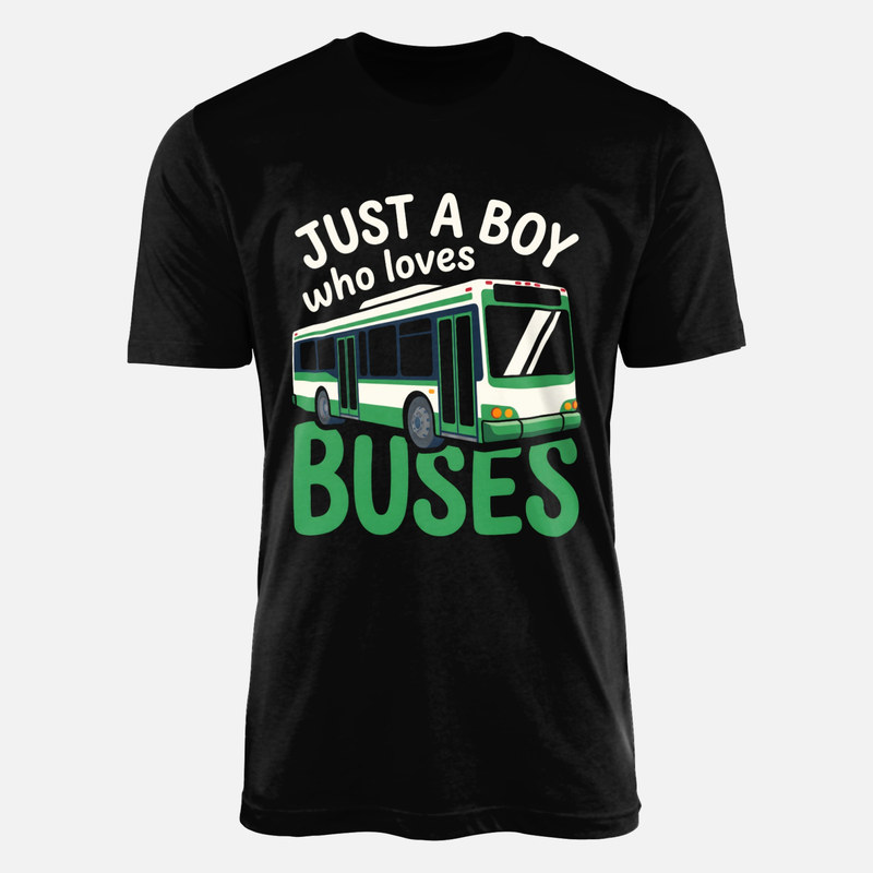Camisetas: Ni&ntilde;o que ama los autobuses