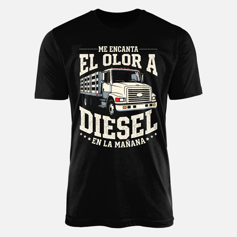 Camisetas: Me encanta el olor a diesel en la ma&ntilde;ana