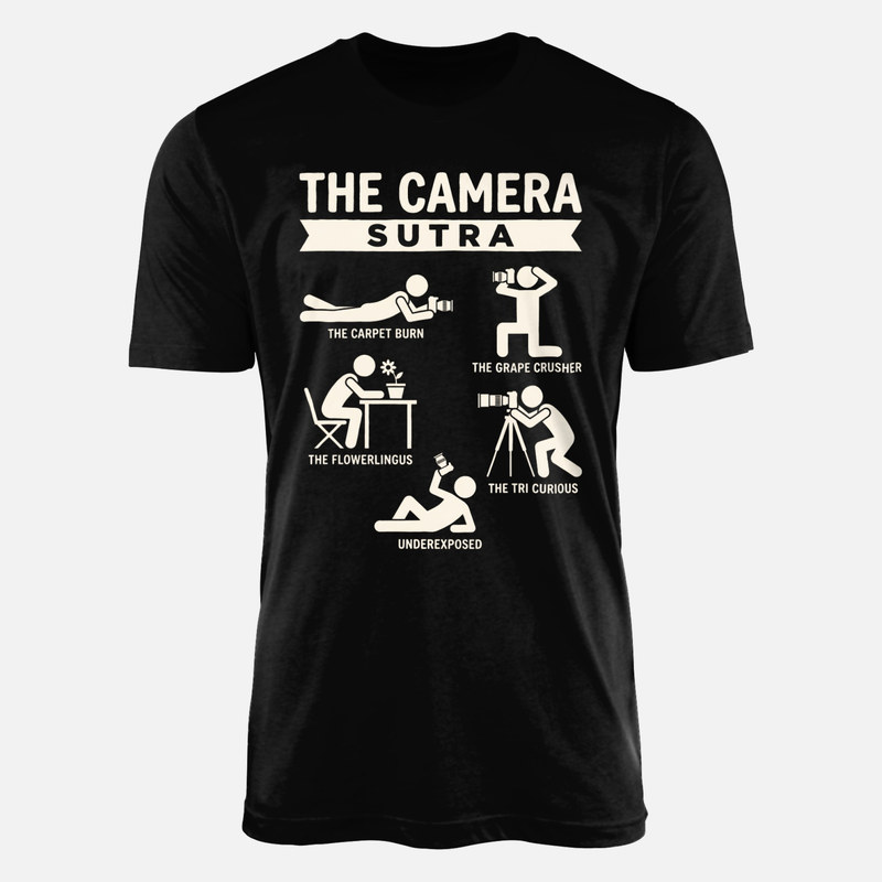 Camisetas: C&aacute;marasutra posturas de fotograf&iacute;a