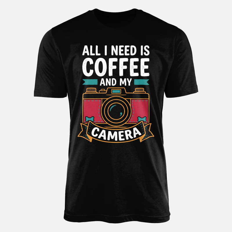 Camisetas: Caf&eacute; y c&aacute;mara vintage