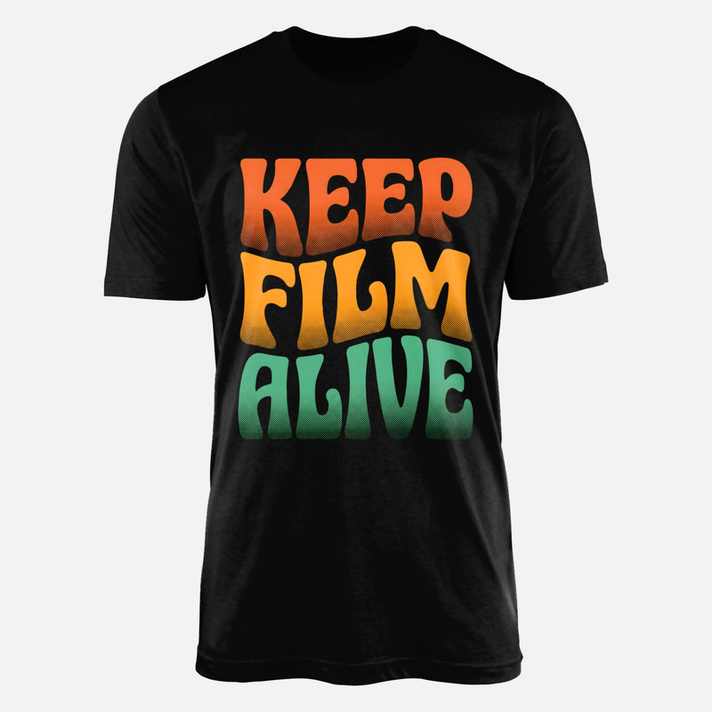 Camisetas: Fotograf&iacute;a anal&oacute;gica Keep Film Alive retro