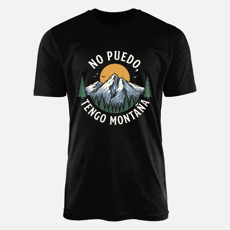 Camisetas: No puedo, tengo monta&ntilde;a