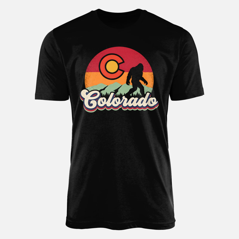 Camisetas: Bigfoot en Colorado retro