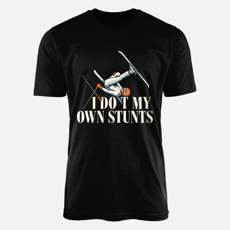 Camisetas: Esquiador mis propias acrobacias ca&iacute;da
