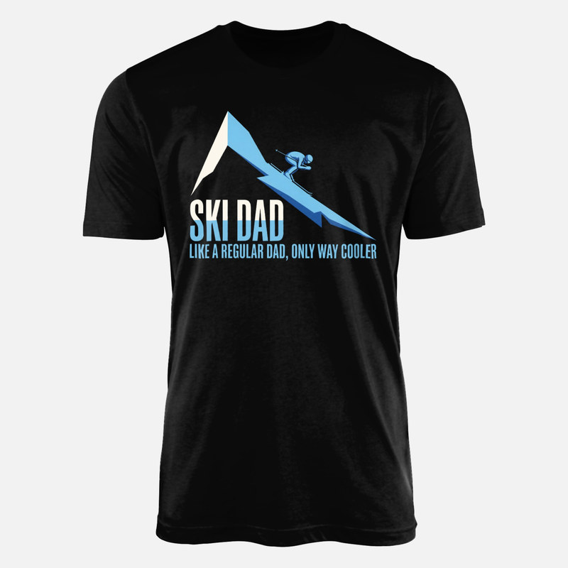 Camisetas: Pap&aacute; esquiador m&aacute;s genial