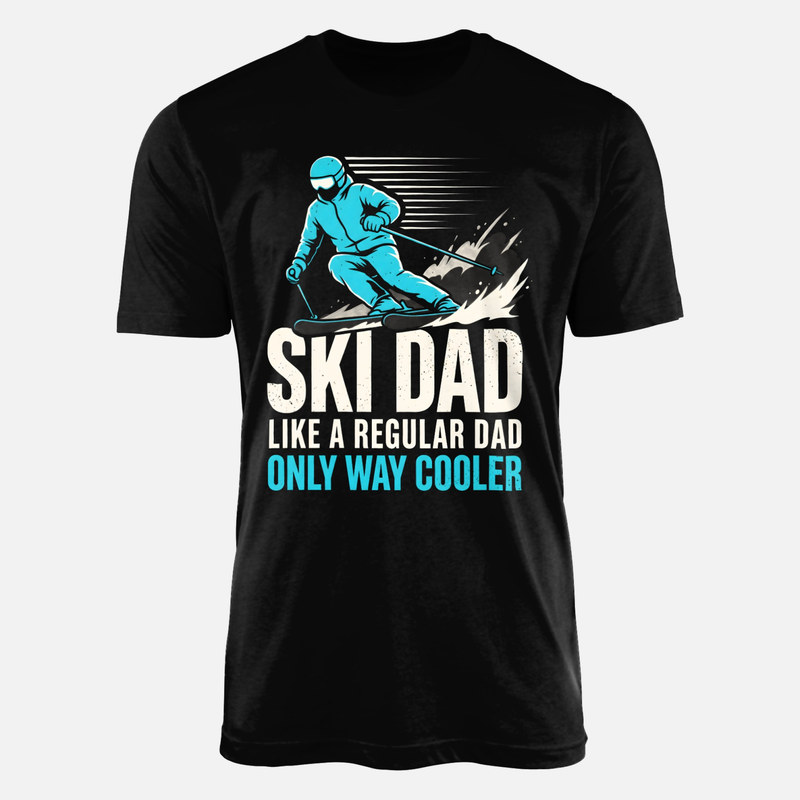 Camisetas: Pap&aacute; esquiador m&aacute;s genial