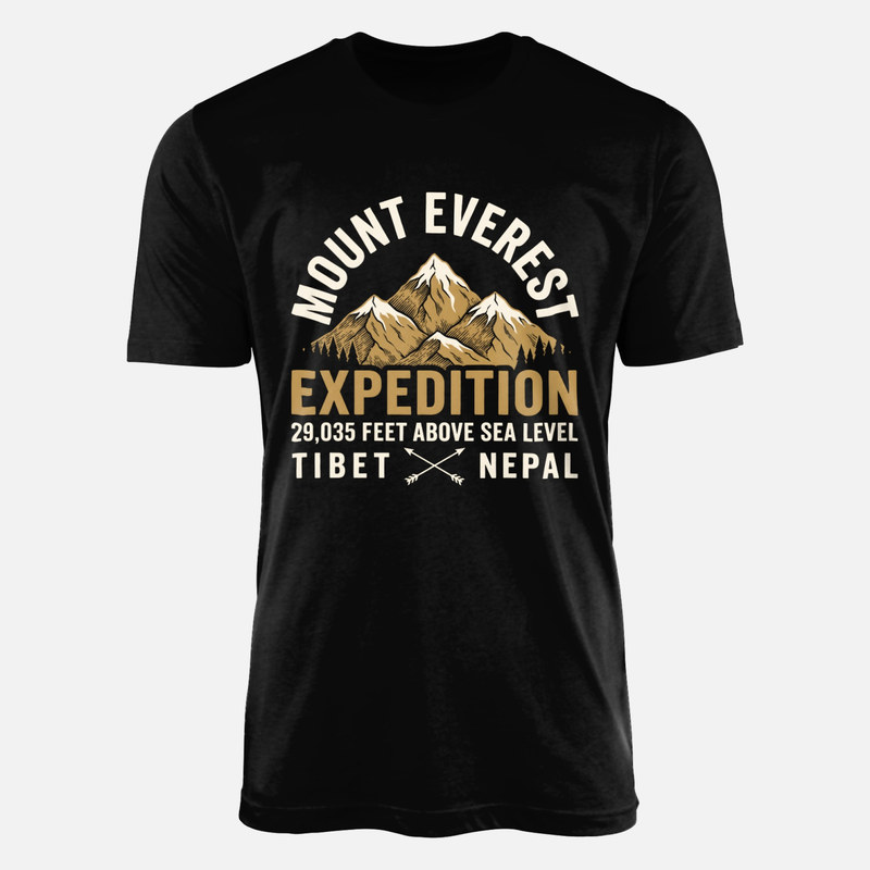 Camisetas: Expedici&oacute;n Monte Everest retro