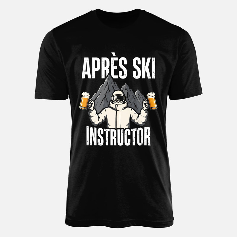 Camisetas: Instructor de Apr&egrave;s Ski y Cerveza