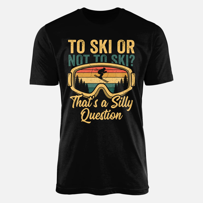 Camisetas: Gafas de esqu&iacute; To Ski or Not to Ski