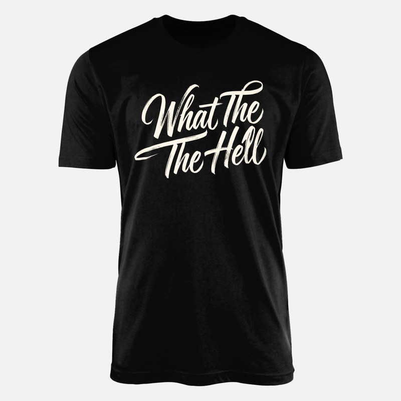 Camisetas: Qu&eacute; demonios tipograf&iacute;a urbana
