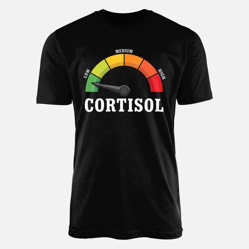 Camisetas: Medidor de cortisol bajo