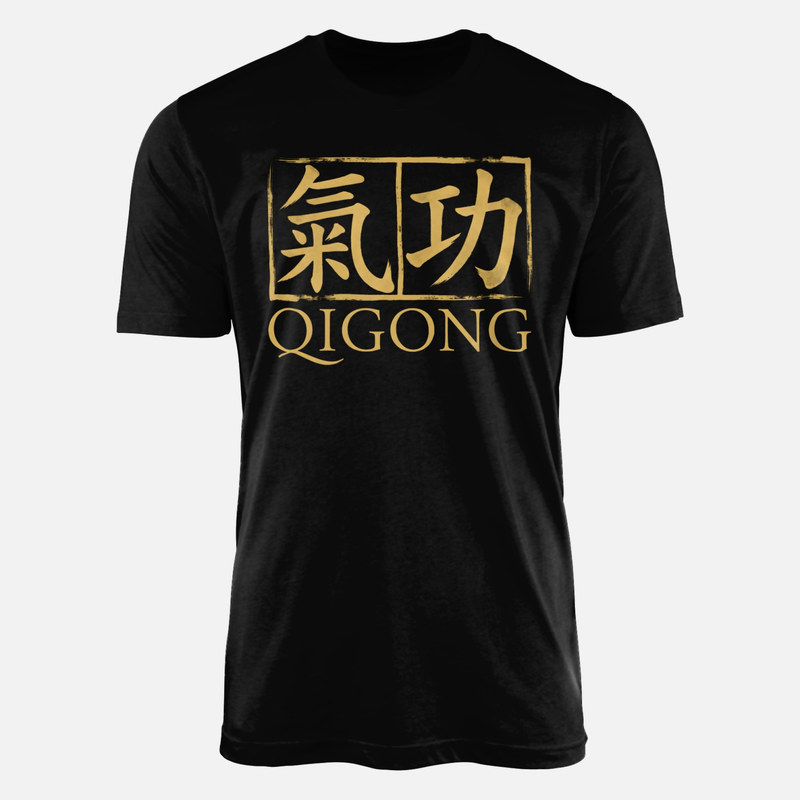 Camisetas: Qigong con caligraf&iacute;a china