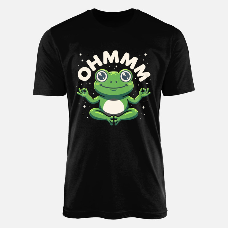Camisetas: Rana meditando zen