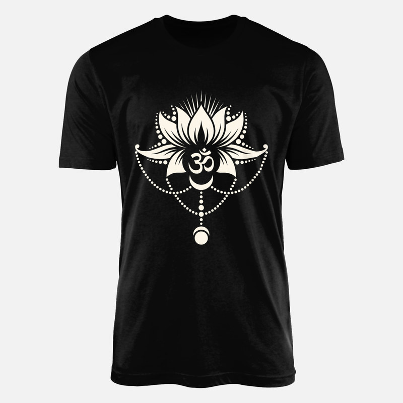 Camisetas: Flor de loto con s&iacute;mbolo Om