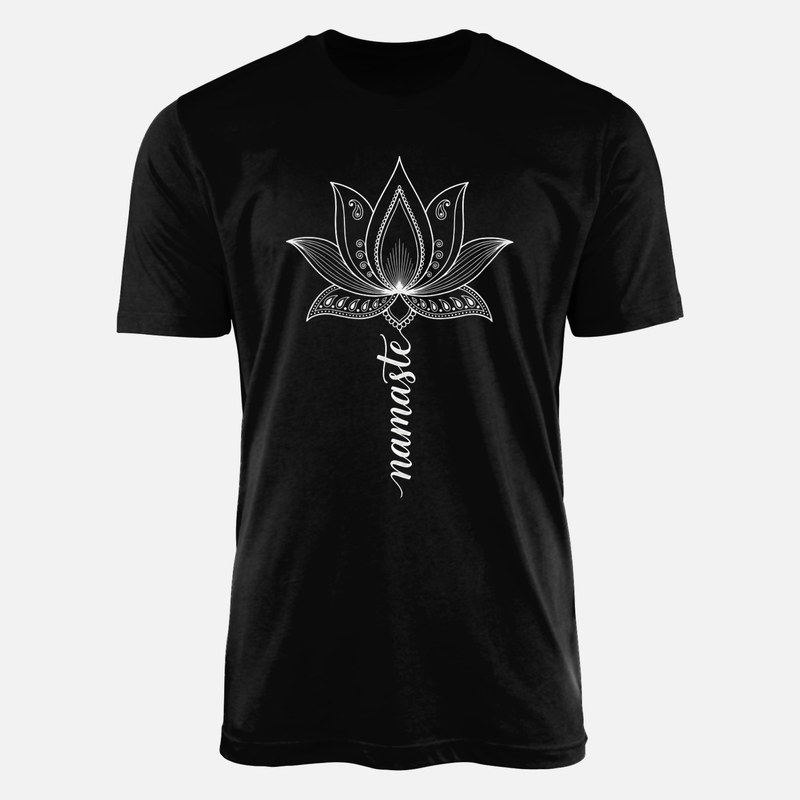 Camisetas: Flor de loto Namast&eacute;