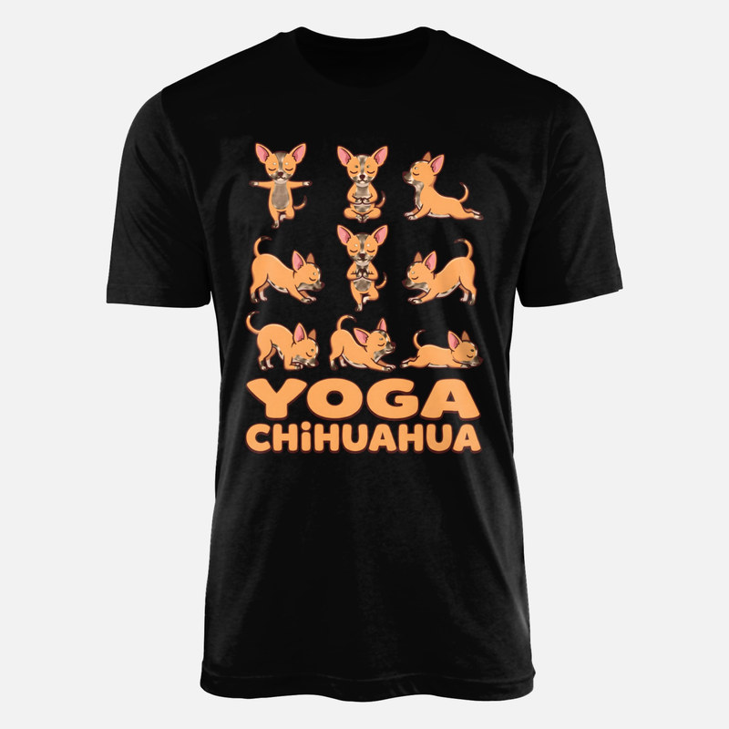 Camisetas: Perros chihuahua haciendo posturas de yoga
