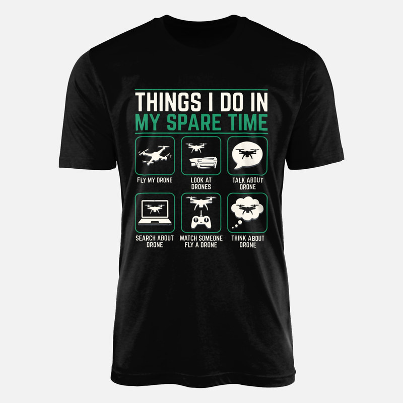 Camisetas: Obsesi&oacute;n por los drones en mi tiempo libre