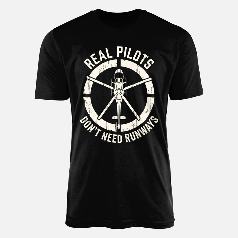 Camisetas: Pilotos sin pistas de helic&oacute;ptero