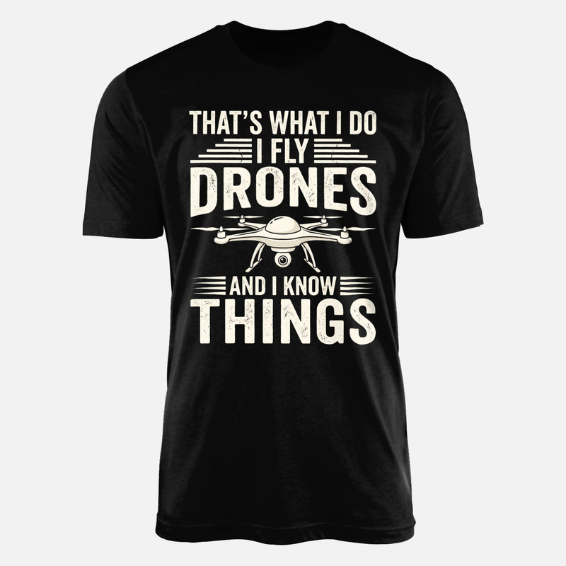 Camisetas: Vuelo drones y s&eacute; cosas con humor