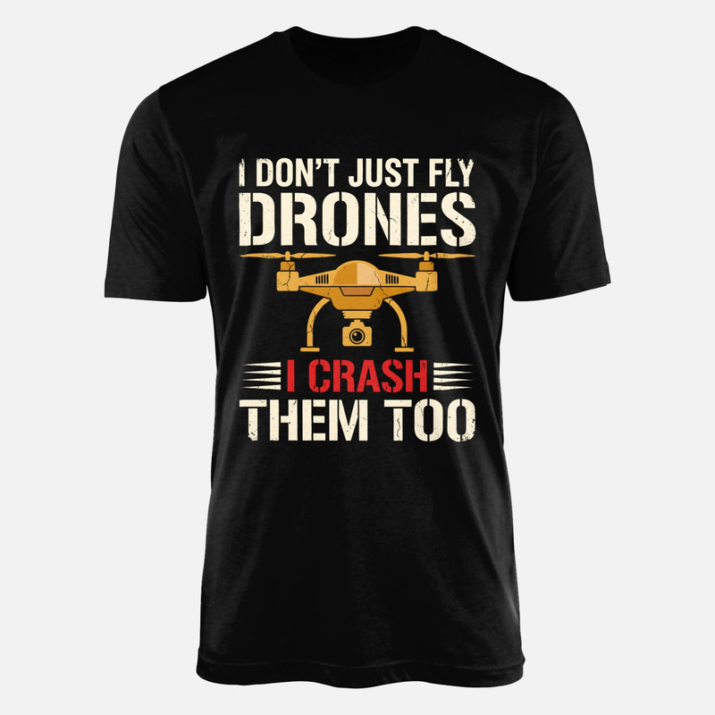 Camisetas: No solo vuelo drones los estrello