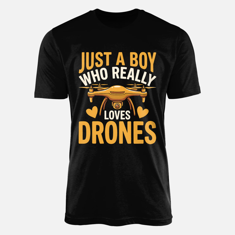 Camisetas: Chico aficionado a los drones
