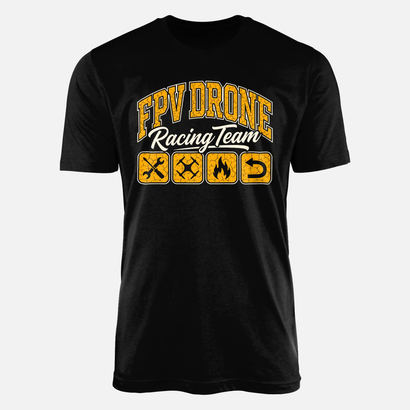 Camisetas: Equipo de carreras de drones FPV