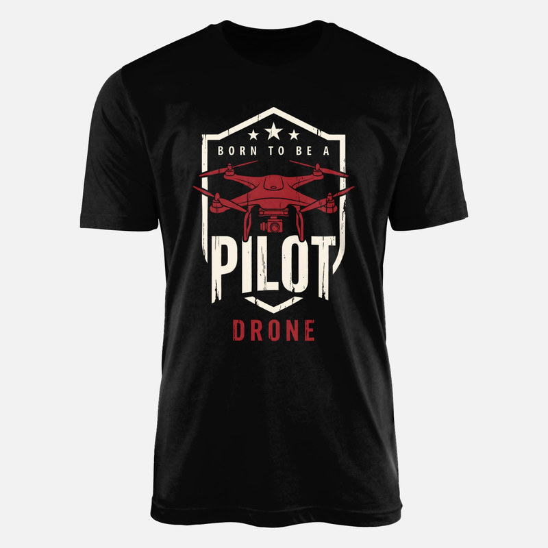 Camisetas: Nacido para ser piloto de dron