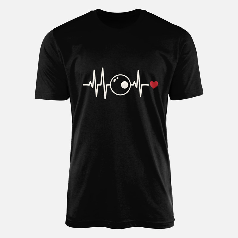 Camisetas: Latido con ojo y coraz&oacute;n