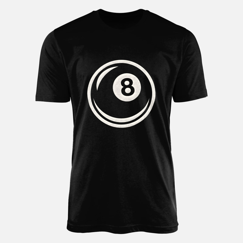 Camisetas: Bola 8 de billar
