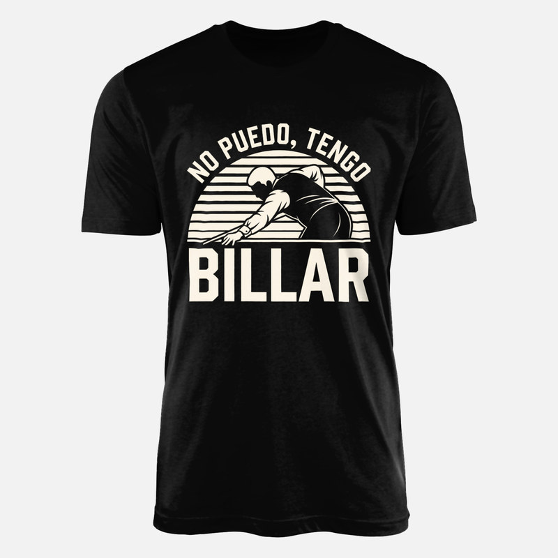 Camisetas: No puedo tengo billar jugador retro