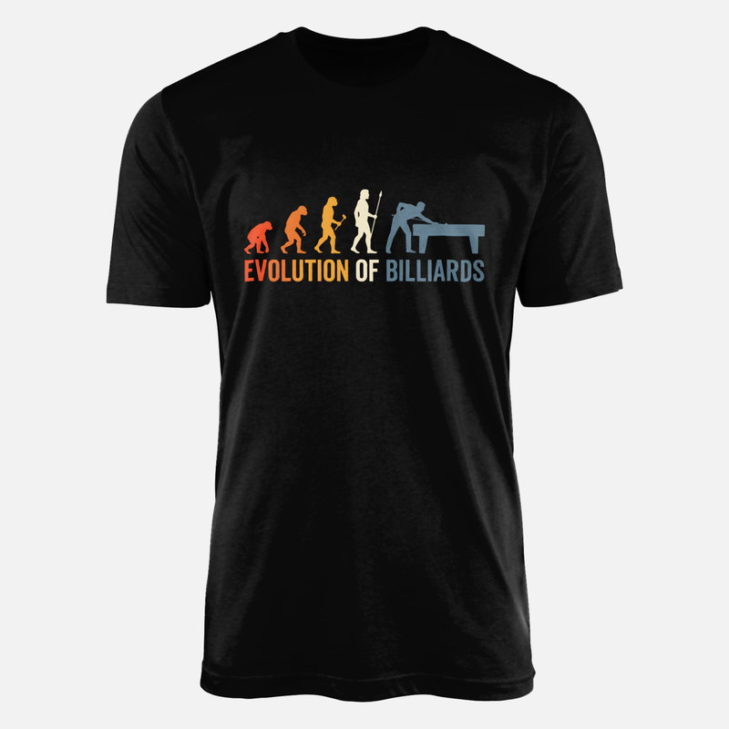 Camisetas: Evoluci&oacute;n del billar vintage