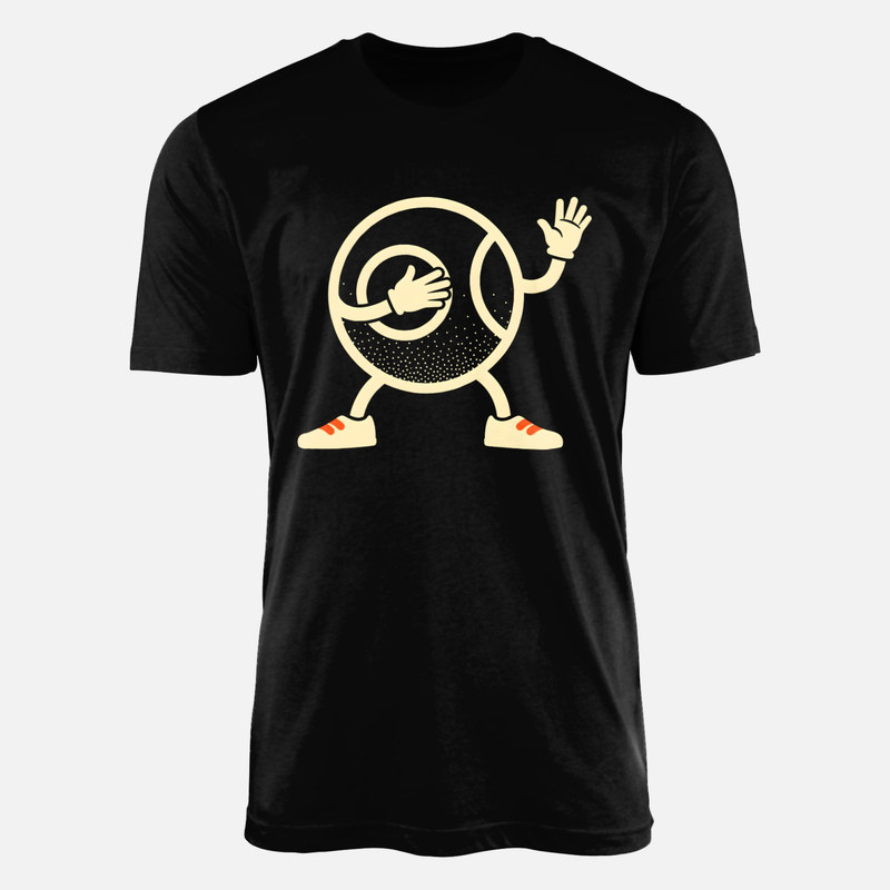 Camisetas: Pelota de tenis retro cartoon