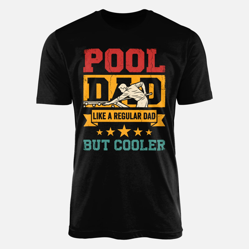 Camisetas: Pap&aacute; jugador de billar genial