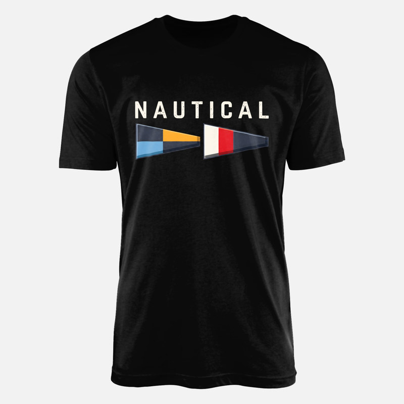 Camisetas: Banderas de se&ntilde;ales n&aacute;uticas Nautical
