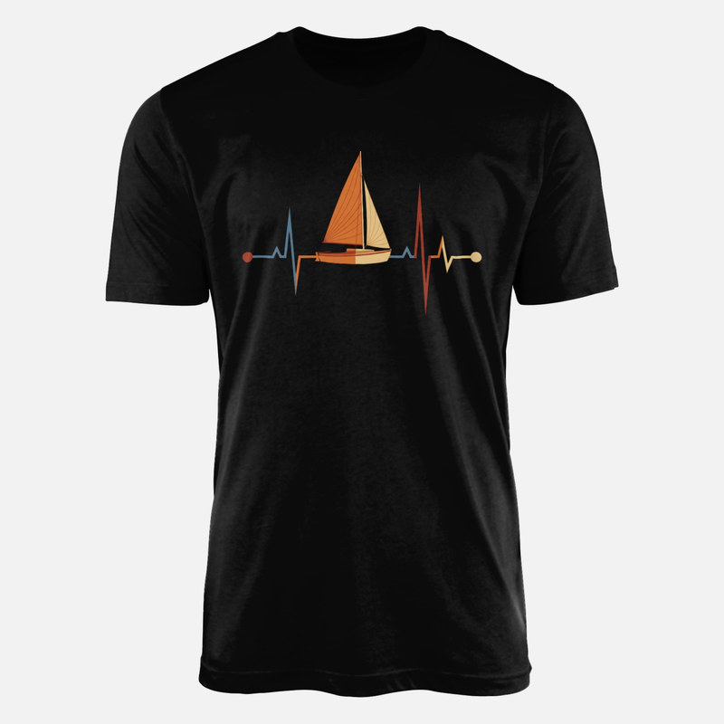 Camisetas: Electrocardiograma con velero