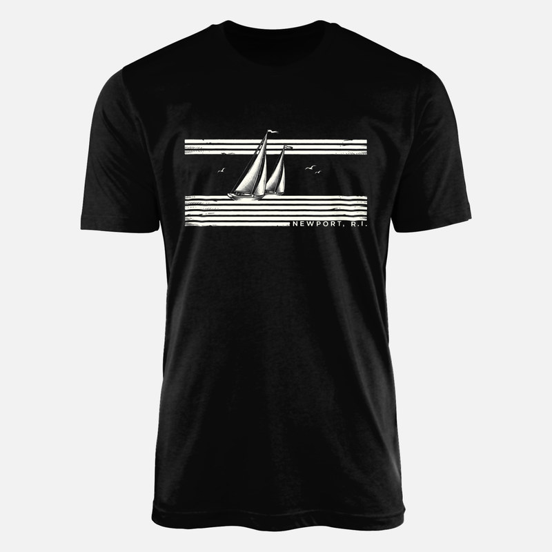 Camisetas: Veleros vintage en Newport RI