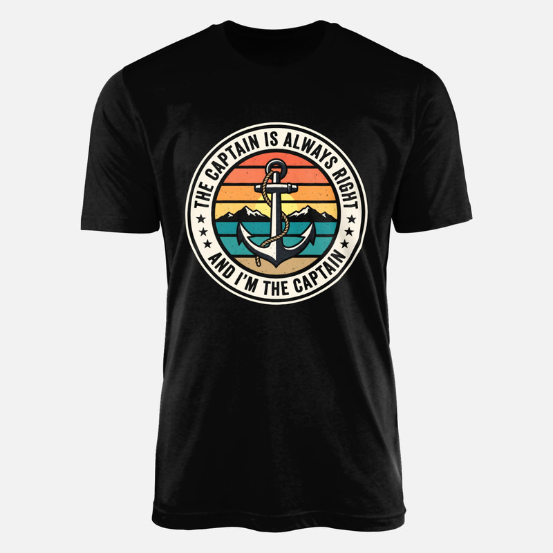 Camisetas: El capit&aacute;n siempre tiene raz&oacute;n y soy yo