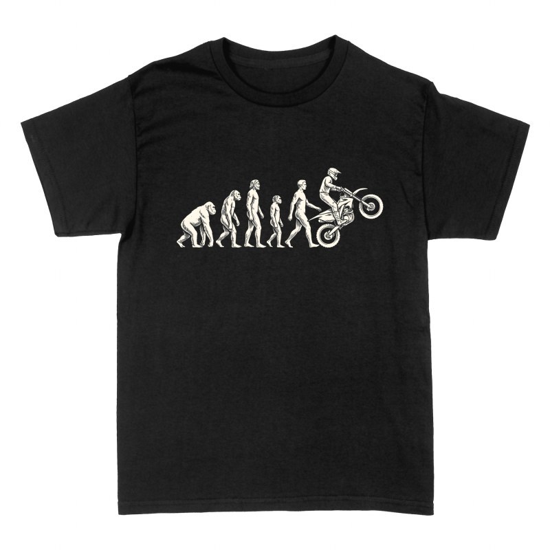 Camisetas: Evoluci&oacute;n humana del motocross