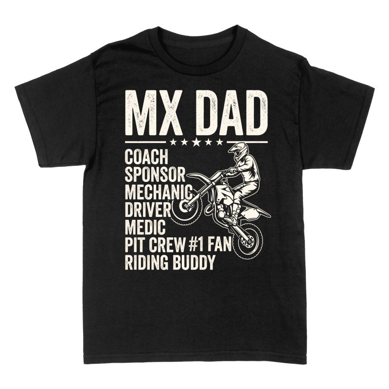 Camisetas: Padre de motocross multifunci&oacute;n