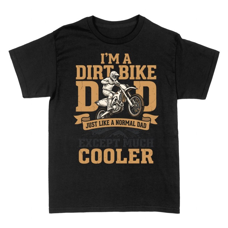 Camisetas: Pap&aacute; de motocross m&aacute;s genial
