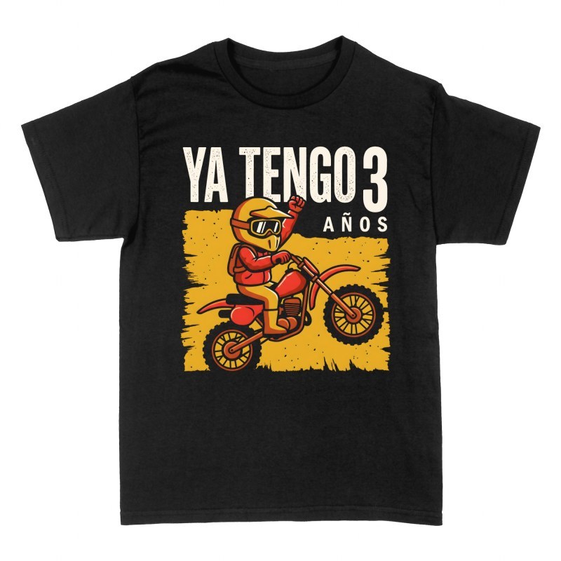 Camisetas: Ya tengo 3 a&ntilde;os motocross