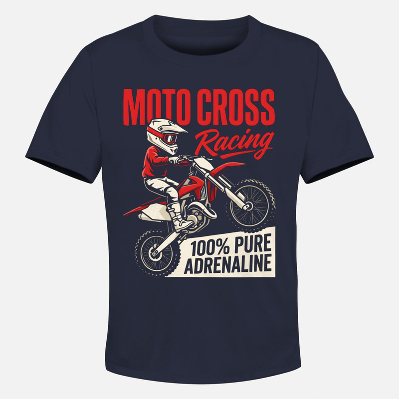 Camisetas: Salto Motocross Pura Adrenalina