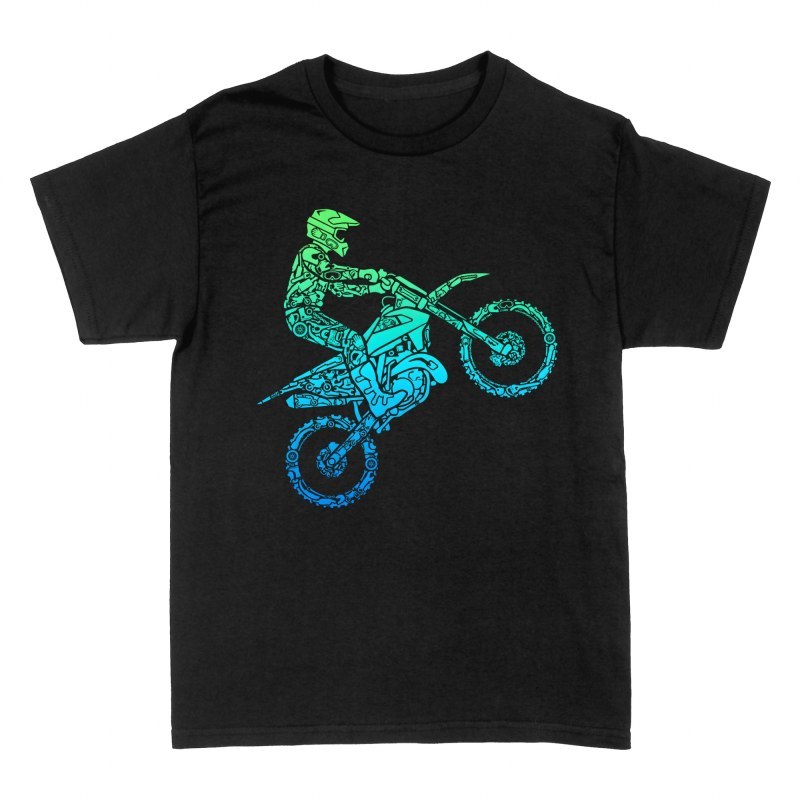 Camisetas: Piloto de motocross con herramientas
