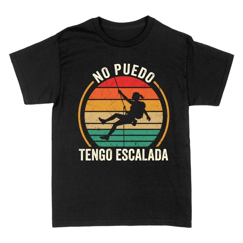 Camisetas: No puedo tengo escalada
