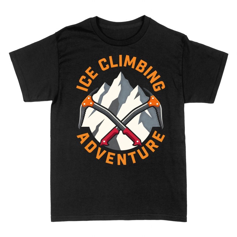 Camisetas: Aventura de escalada en hielo con piolets